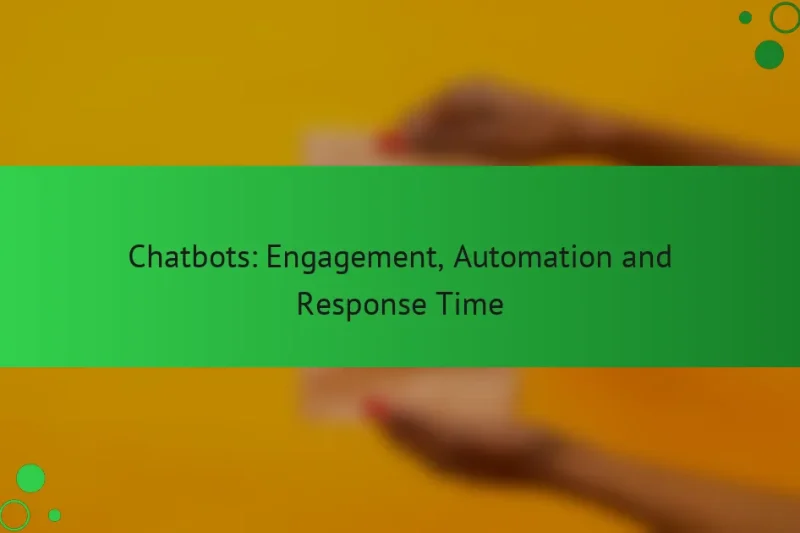 Чатботы: Вовлеченность, Автоматизация и Время Ответа