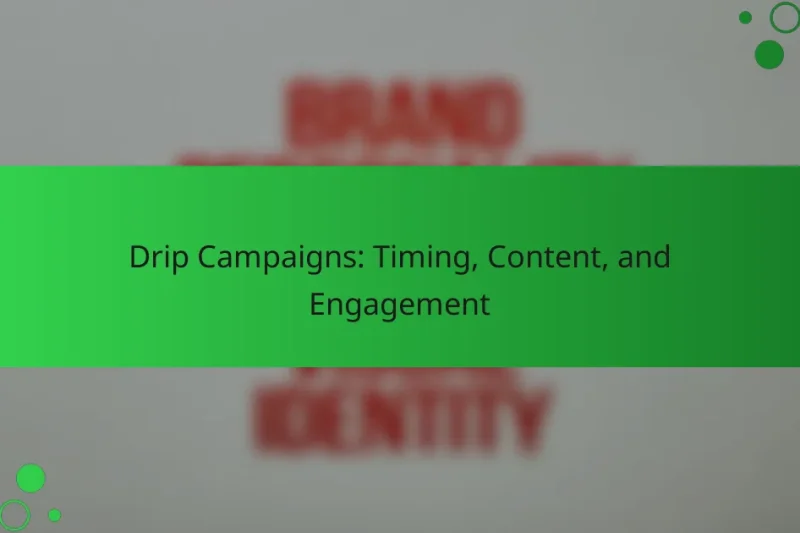Drip Campaigns: Время, Контент и Вовлечение